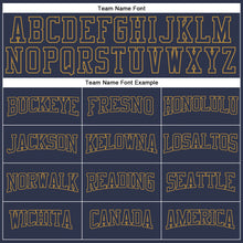 Load image into Gallery viewer, Custom Navy Navy-Old Gold Long Sleeve Performance Salute To Service T-Shirt
