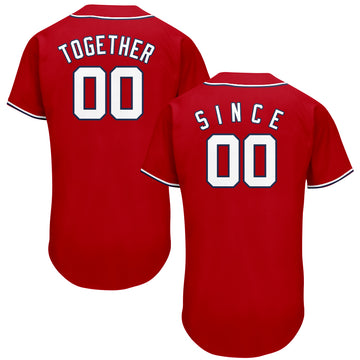 Red Together Since Baseball Jersey