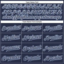 Load image into Gallery viewer, Custom Navy Navy-White Authentic Sleeveless Baseball Jersey
