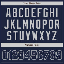 Load image into Gallery viewer, Custom Navy Navy-Gray Authentic Baseball Jersey
