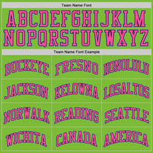 Load image into Gallery viewer, Custom Neon Green Pink-Light Blue Authentic Basketball Jersey
