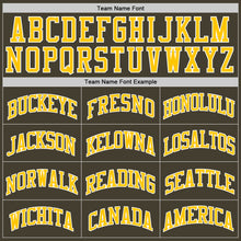 Load image into Gallery viewer, Custom Olive Gold-White Authentic Throwback Salute To Service  Basketball Jersey
