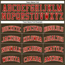 Load image into Gallery viewer, Custom Olive Red-Cream Authentic Throwback Salute To Service Basketball Jersey
