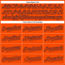 Load image into Gallery viewer, Custom Orange Orange-Navy Authentic Sleeveless Baseball Jersey
