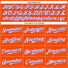 Load image into Gallery viewer, Custom Orange White-Purple Authentic Sleeveless Baseball Jersey
