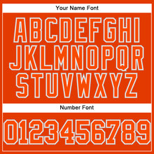 Load image into Gallery viewer, Custom Orange White-Gray Authentic Baseball Jersey
