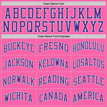 Load image into Gallery viewer, Custom Pink Purple-White Authentic Throwback Basketball Jersey
