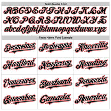 Load image into Gallery viewer, Custom White Black-Red Authentic Raglan Sleeves Baseball Jersey
