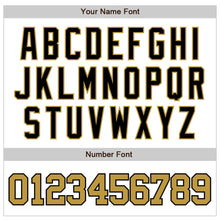 Load image into Gallery viewer, Custom White Old Gold-Black Authentic Raglan Sleeves Baseball Jersey
