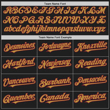Load image into Gallery viewer, Custom Black Crimson-Old Gold Authentic Raglan Sleeves Baseball Jersey
