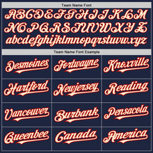 Load image into Gallery viewer, Custom Navy Red-Cream Authentic Raglan Sleeves Baseball Jersey
