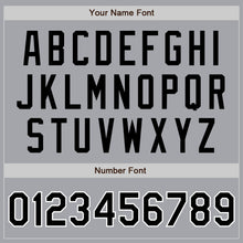 Load image into Gallery viewer, Custom Gray Black-White Authentic Raglan Sleeves Baseball Jersey
