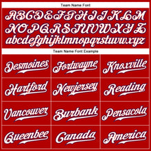 Load image into Gallery viewer, Custom Red White-Royal Authentic Sleeveless Baseball Jersey
