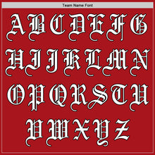 Load image into Gallery viewer, Custom Red White-Black Authentic Baseball Jersey
