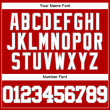 Load image into Gallery viewer, Custom Red White-Gray Authentic Baseball Jersey
