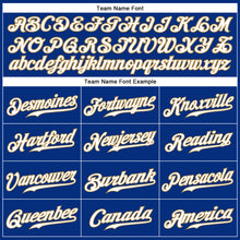 Load image into Gallery viewer, Custom Royal White-Red Authentic Sleeveless Baseball Jersey
