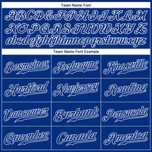 Load image into Gallery viewer, Custom Royal Royal-White Authentic Sleeveless Baseball Jersey
