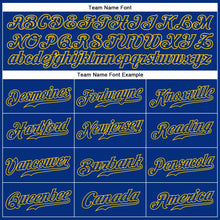 Load image into Gallery viewer, Custom Royal Royal-Gold Authentic Sleeveless Baseball Jersey
