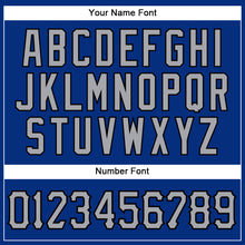 Load image into Gallery viewer, Custom Royal Gray-Black Authentic Sleeveless Baseball Jersey
