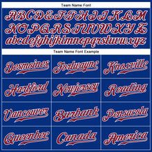 Load image into Gallery viewer, Custom Royal Crimson-White Authentic Sleeveless Baseball Jersey
