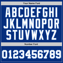 Load image into Gallery viewer, Custom Royal White-Light Blue Authentic Throwback Basketball Jersey
