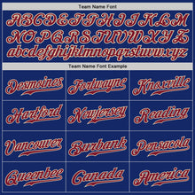 Load image into Gallery viewer, Custom Royal Crimson-City Cream Authentic Baseball Jersey
