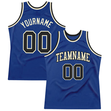 Custom White Light Blue-Royal Authentic Split Fashion Basketball Jersey  Discount