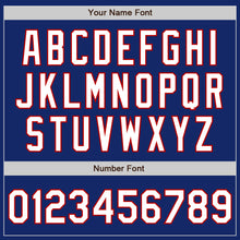 Load image into Gallery viewer, Custom Royal White-Red Authentic Baseball Jersey
