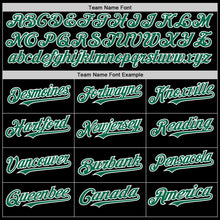 Load image into Gallery viewer, Custom Black Kelly Green-White Authentic Sleeveless Baseball Jersey
