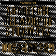 Load image into Gallery viewer, Custom Black Black-Old Gold Sublimation Soccer Uniform Jersey

