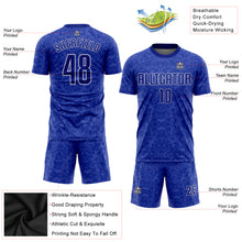 Load image into Gallery viewer, Custom Royal Royal-White Sublimation Soccer Uniform Jersey
