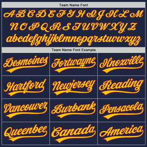 Custom Navy Crimson-Yellow Two-Button Unisex Softball Jersey