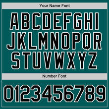 Load image into Gallery viewer, Custom Teal Black-White Performance T-Shirt
