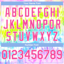 Load image into Gallery viewer, Custom Tie Dye Pink-White 3D Pattern Design Authentic Basketball Jersey
