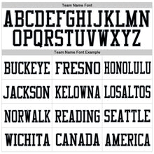 Load image into Gallery viewer, Custom White Black-Silver Mesh Authentic Football Jersey
