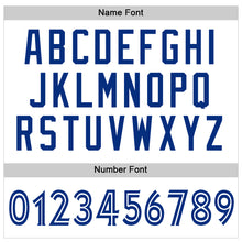 Load image into Gallery viewer, Custom White White-Royal Mesh Authentic Football Jersey
