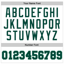 Load image into Gallery viewer, Custom White Green-Kelly Green Authentic Throwback Basketball Jersey
