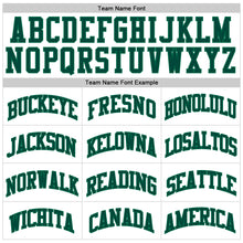 Load image into Gallery viewer, Custom White Green-Kelly Green Authentic Throwback Basketball Jersey
