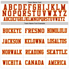 Load image into Gallery viewer, Custom White Red-Gold Mesh Authentic Football Jersey
