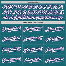 Load image into Gallery viewer, Custom Teal Purple-White Authentic Baseball Jersey
