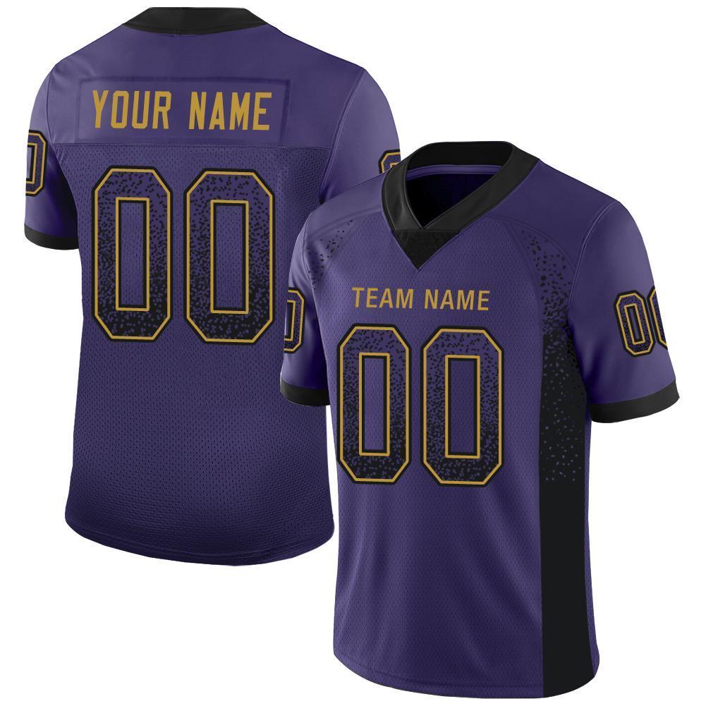 Football Jersey Design Purple with Black in 2023