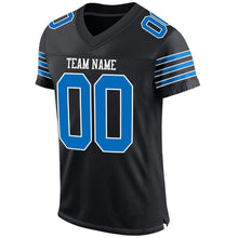 Load image into Gallery viewer, Custom Black Panther Blue-White Mesh Authentic Football Jersey
