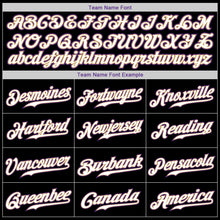 Load image into Gallery viewer, Custom Black White-Purple Authentic Baseball Jersey
