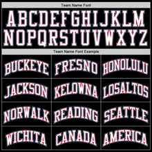 Load image into Gallery viewer, Custom Black White-Teal Authentic Throwback Basketball Jersey
