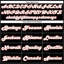 Load image into Gallery viewer, Custom Black White-Orange Mesh Authentic Throwback Football Jersey
