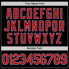 Load image into Gallery viewer, Custom Black Red-Royal Performance T-Shirt
