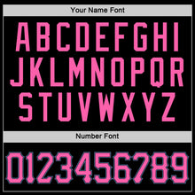 Load image into Gallery viewer, Custom Black Pink-Light Blue Performance T-Shirt
