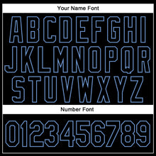 Load image into Gallery viewer, Custom Stitched Black Black-Light Blue 3D Pattern Design Butterfly Sports Pullover Sweatshirt Hoodie
