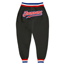 Load image into Gallery viewer, Custom Black Red-Royal Sports Pants
