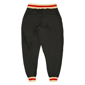 Custom Black Cream-Red Sports Pants